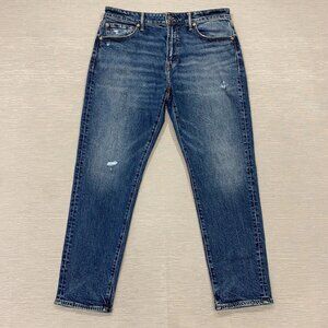 American Eagle Jeans Mens 33 x 30 Athletic Fit Straight Leg Medium Wash Denim
